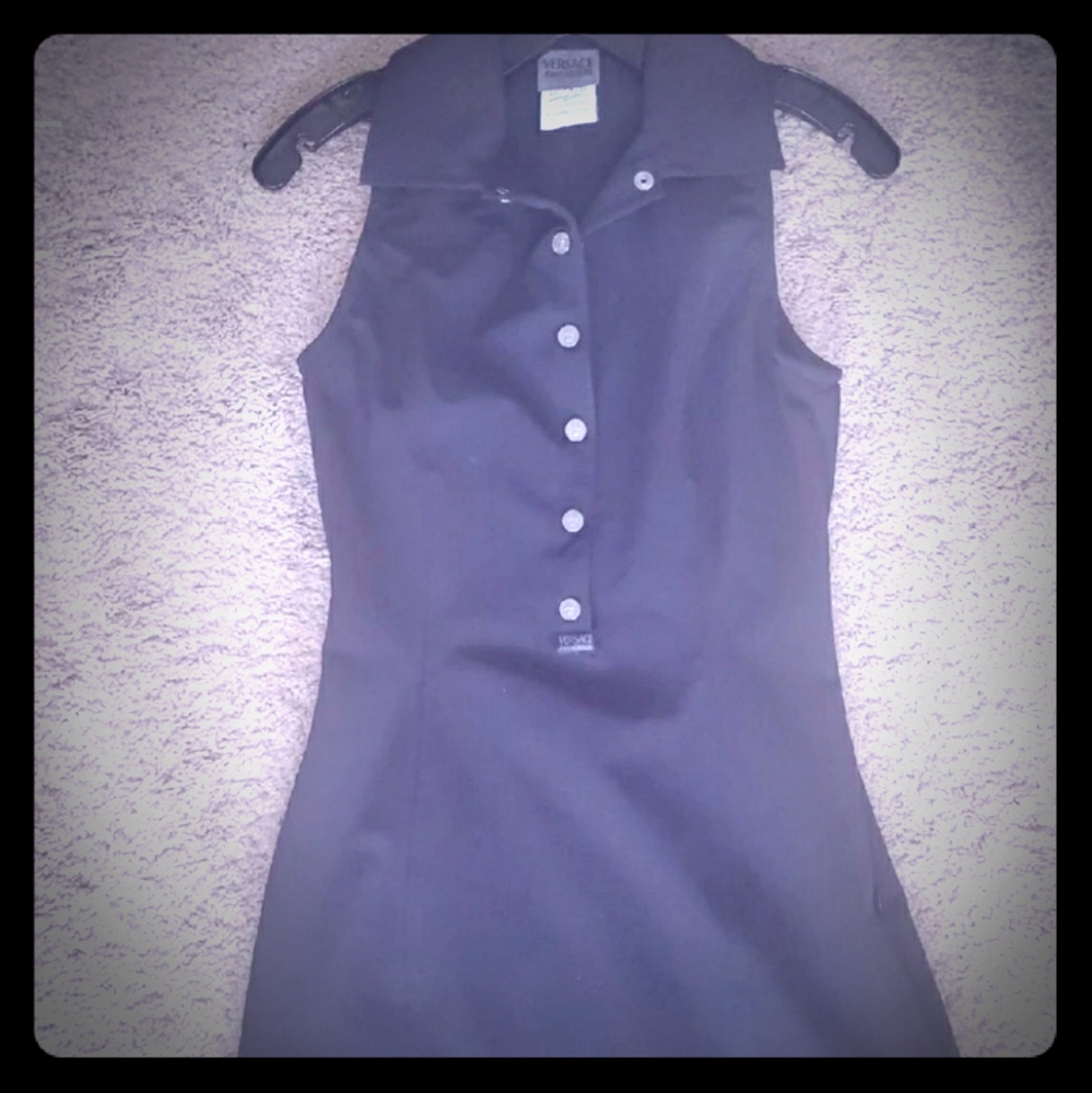 Ladies black Versace Dress